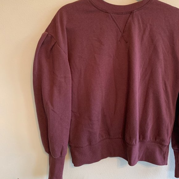 Puff Sleeve Crewneck Sweatshirt - Picture 2 of 2